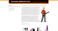 Desktop Screenshot of guitare-enfant.com