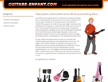 Tablet Screenshot of guitare-enfant.com